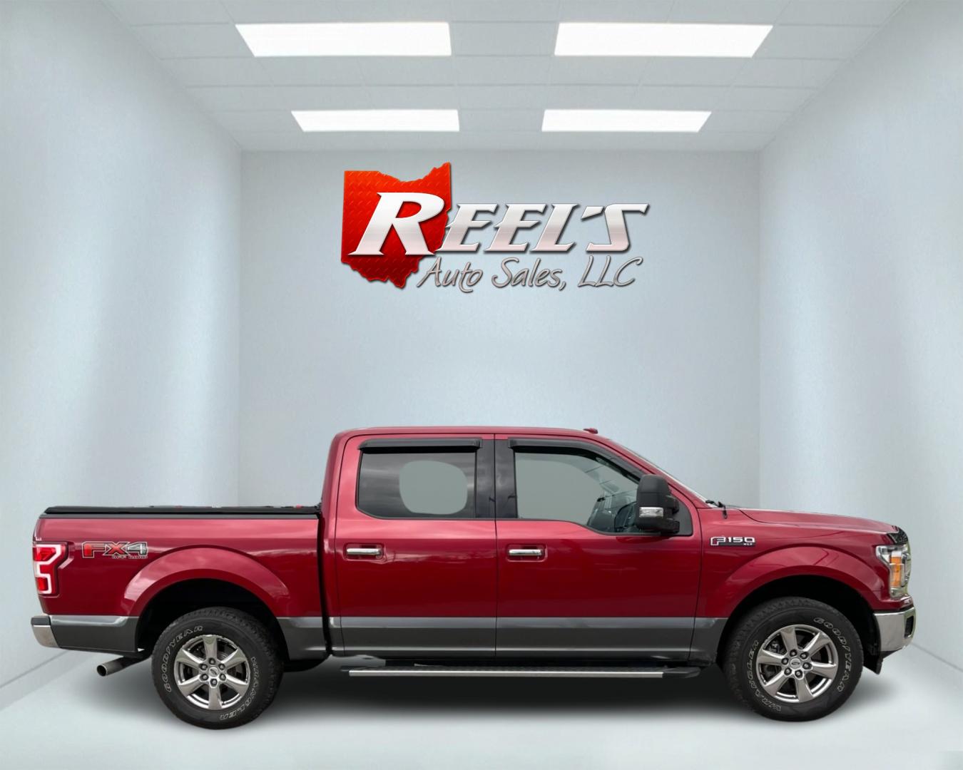 2018 Red /Gray Ford F-150 XLT SuperCrew 5.5-ft. Bed 4WD (1FTEW1EP7JF) with an 2.7L V6 DOHC 24V TWIN TURBO engine, 10 Speed Auto transmission, located at 11115 Chardon Rd. , Chardon, OH, 44024, (440) 214-9705, 41.580246, -81.241943 - Photo#5